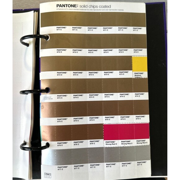 Pantone The + Plus Series Solid Chips COATED Solid Color Book Reference - Picture 9 of 16